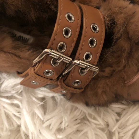 ‼️SOLD💯 Miu Miu Fur lined Ballerina Flats - Picture 3 of 8